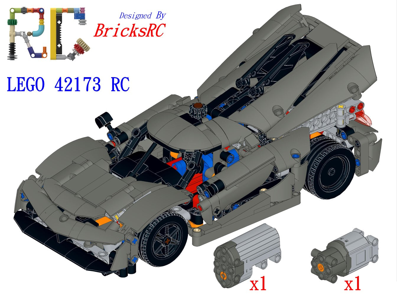 Instructions] Motorize LEGO 42173/42184 Koenigsegg Jesko Absolut(No p