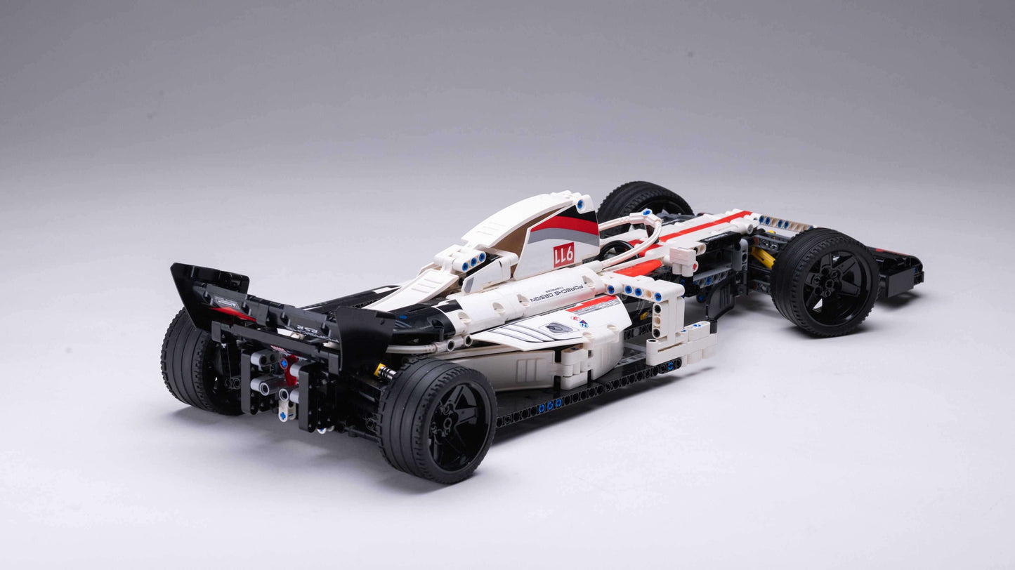 Alternative build instructions for LEGO Technic 42096:Transform your Porsche 911 RSR kit into a F1 - WW Bricks Studio Official Store