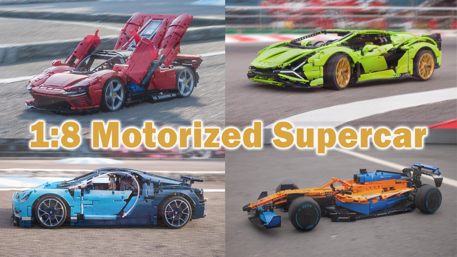LEGO Technic 1:8 Motorized supercar series