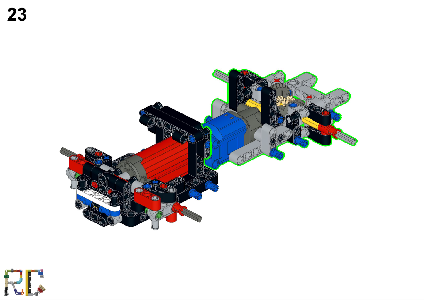 [Instructions] Motorize LEGO 42153 NASCAR Next Gen Chevrolet Camaro ZL1