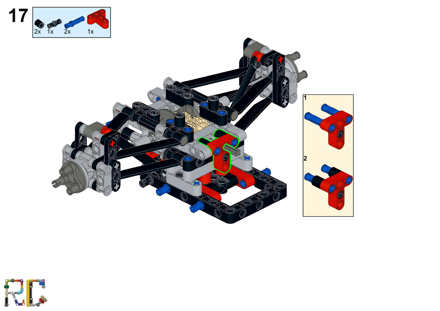 [Instructions] Motorize LEGO 42171 Mercedes-AMG F1 W14 E Performance (Buggy Motor Driving)