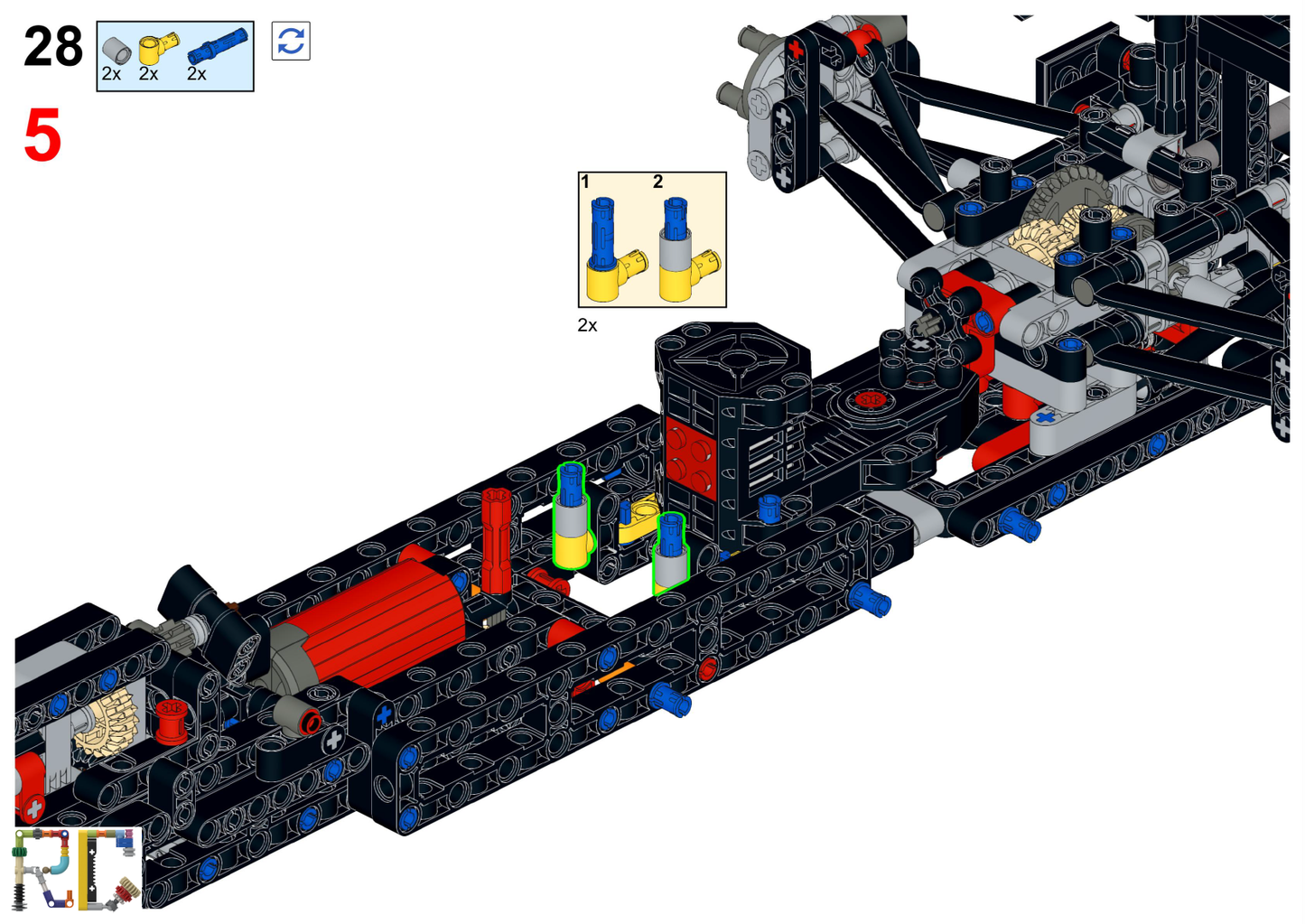 [Instructions] Motorize LEGO 42171 Mercedes-AMG F1 W14 E Performance (Buggy Motor Driving)