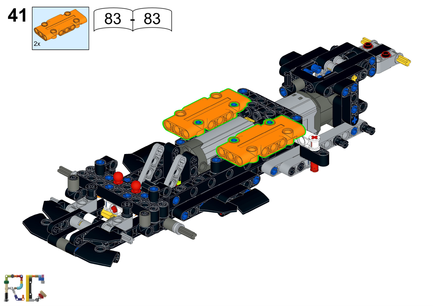 [Instructions] Motorize LEGO 42169 NEOM McLaren Formula E Race Car