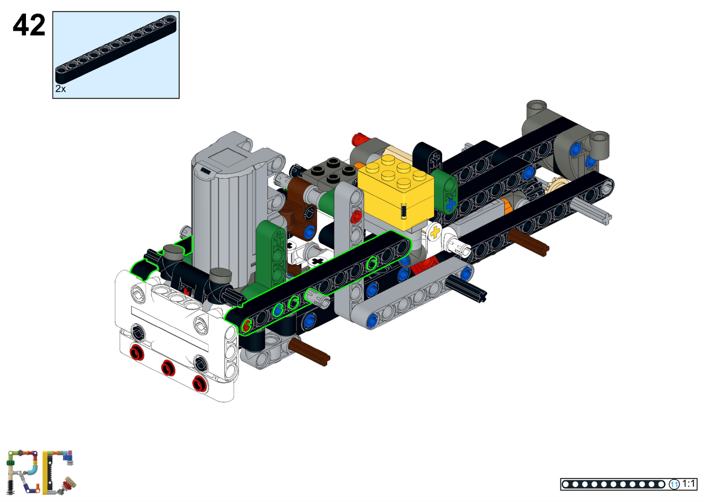 [Instructions] Motorize LEGO 42167 Mack LR Electric Garbage Truck