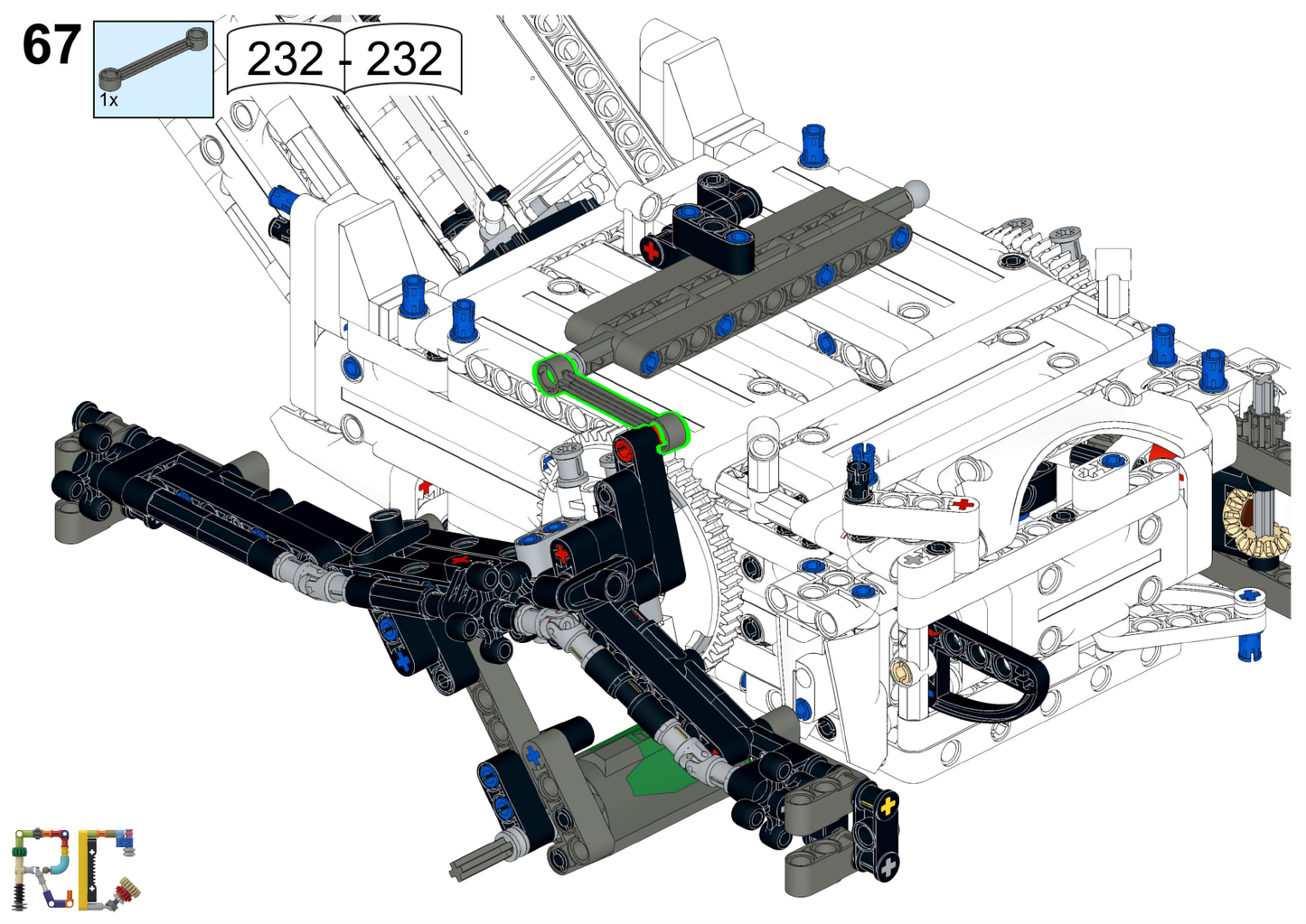 [Instructions] Motorize LEGO 42158 NASA Mars Rover Perseverance