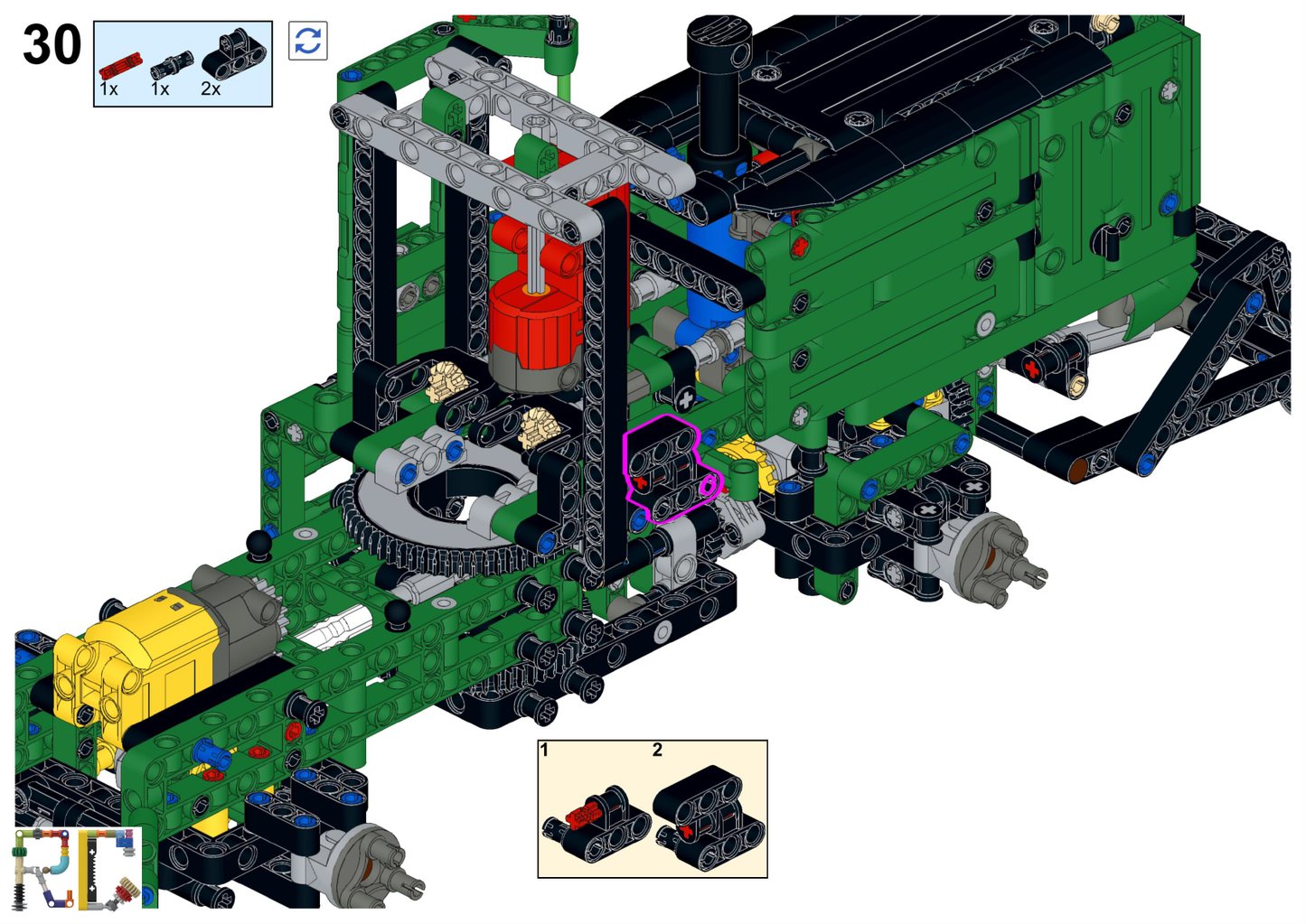 [Instructions] Motorize LEGO 42157 John Deere 948L-II Skidder