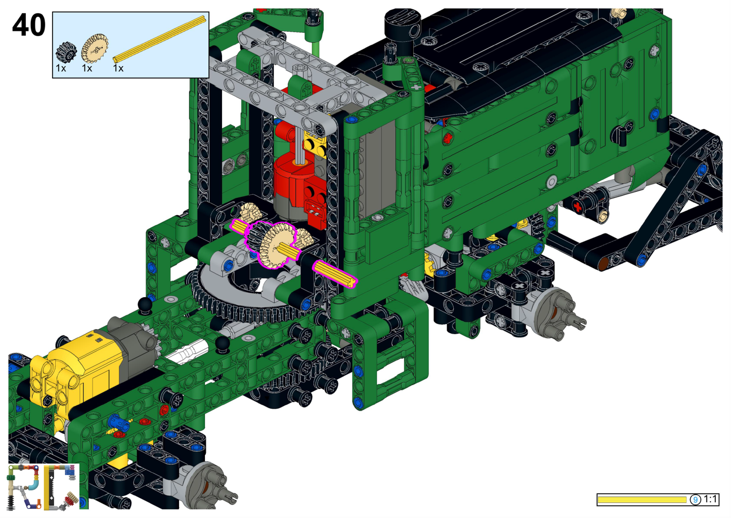 [Instructions] Motorize LEGO 42157 John Deere 948L-II Skidder