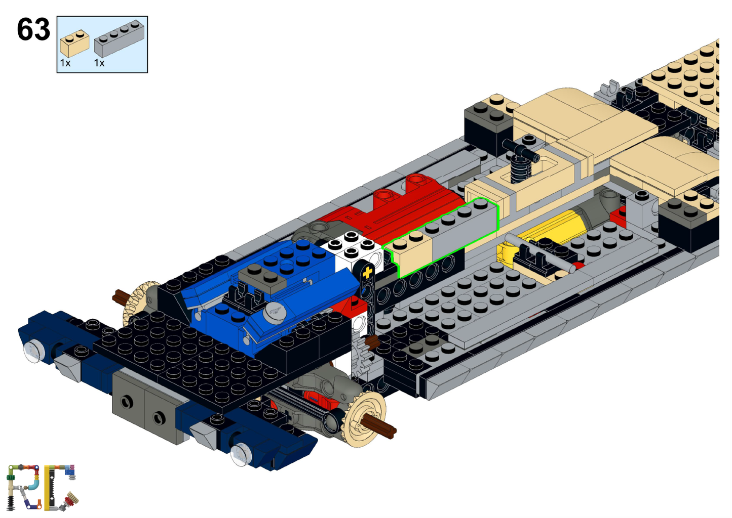 [Instructions] Motorize LEGO 10265 Ford Mustang