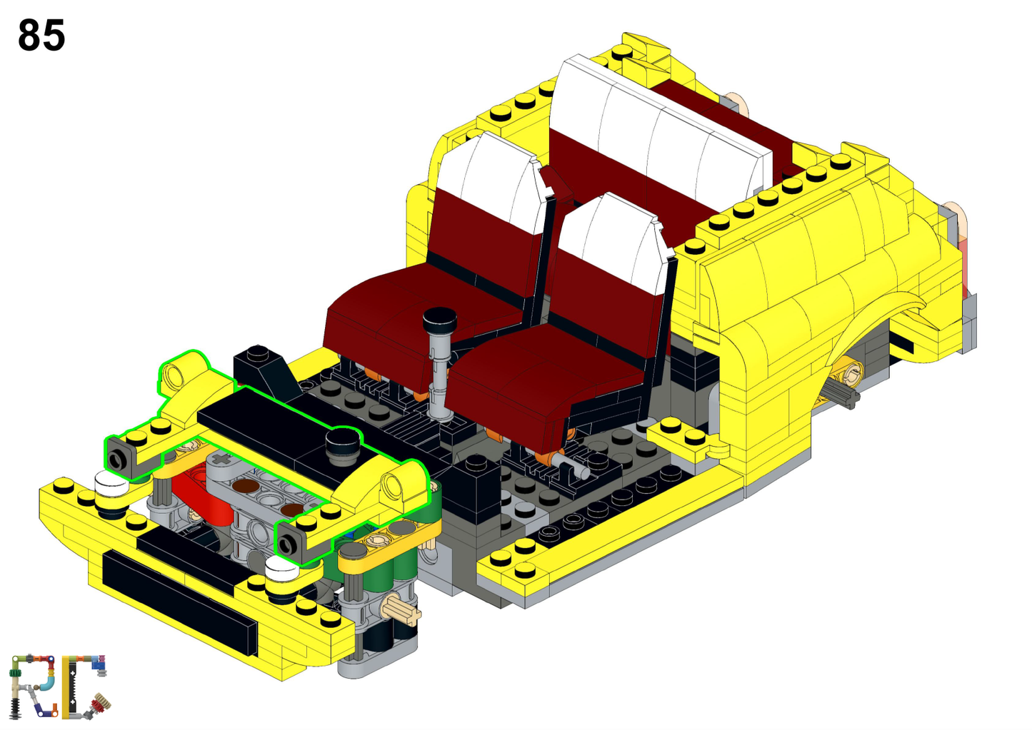 [Instructions] Motorize LEGO 10271 Fiat 500