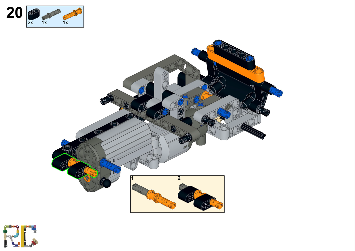 [Instructions] Motorize LEGO 42166 NEOM McLaren Extreme E Race Car