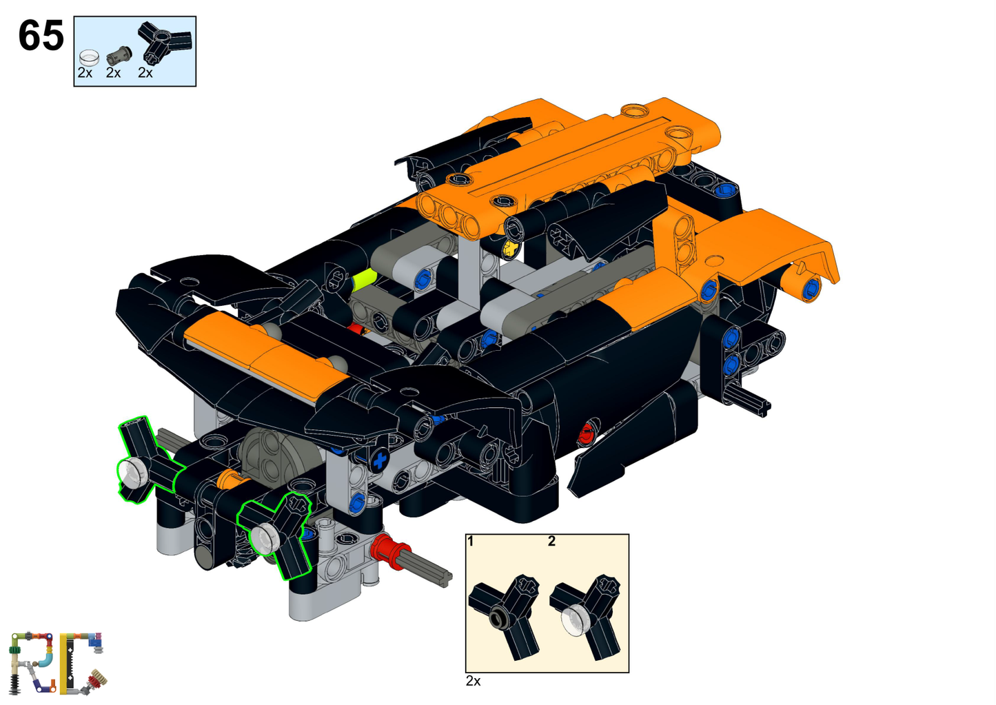 [Instructions] Motorize LEGO 42166 NEOM McLaren Extreme E Race Car