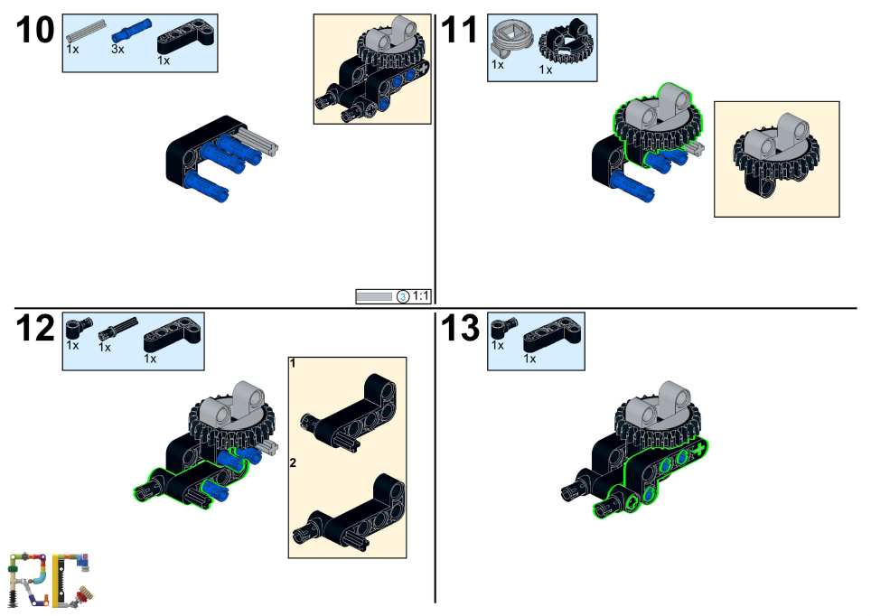 [Instructions] Motorize LEGO 42136 John Deere 9620R 4WD Tractor