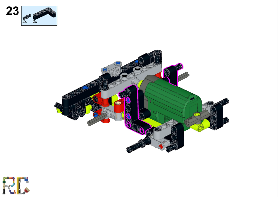 [Instructions] Motorize LEGO 42138 Ford Mustang Shelby GT500