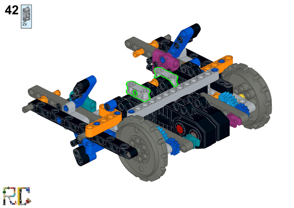 [Instructions] Motorize LEGO 42140 App-Controlled Transformation Vehicle