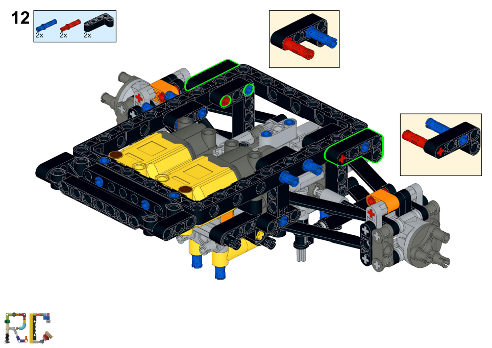 [Instructions] Motorize LEGO 42141 McLaren Formula 1 Team 2022