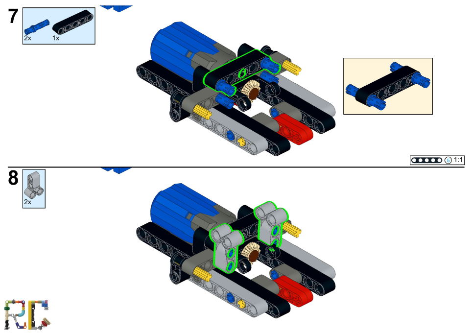 Instructions Motorize LEGO 42123 McLaren Senna GTR