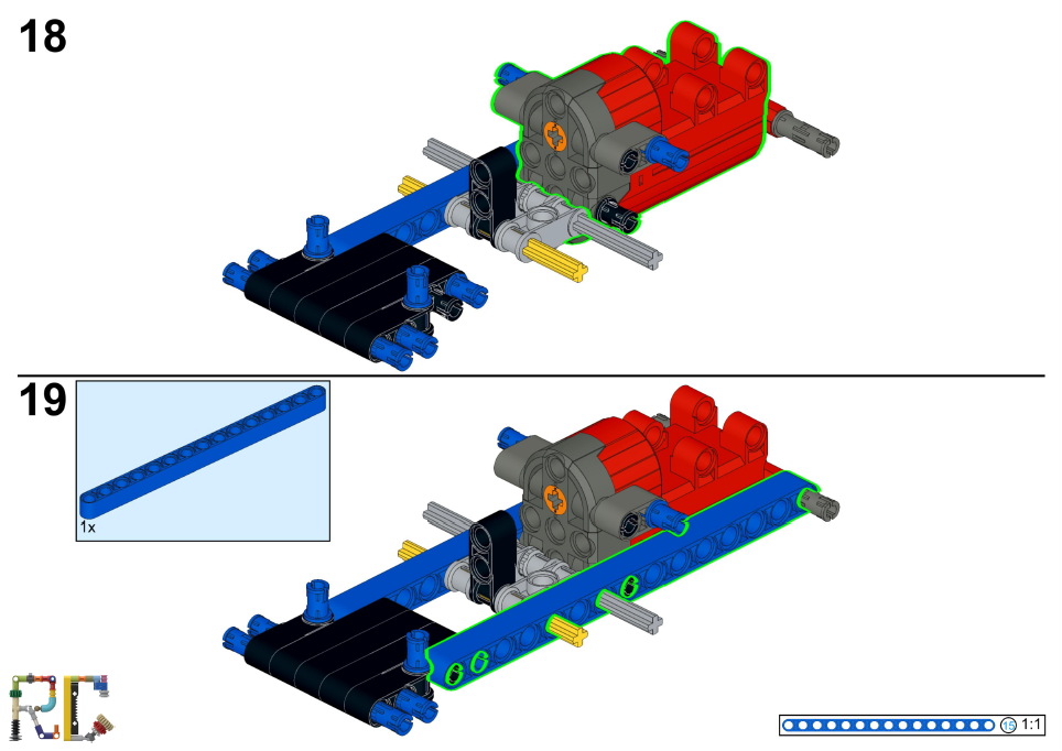Instructions Motorize LEGO 42123 McLaren Senna GTR