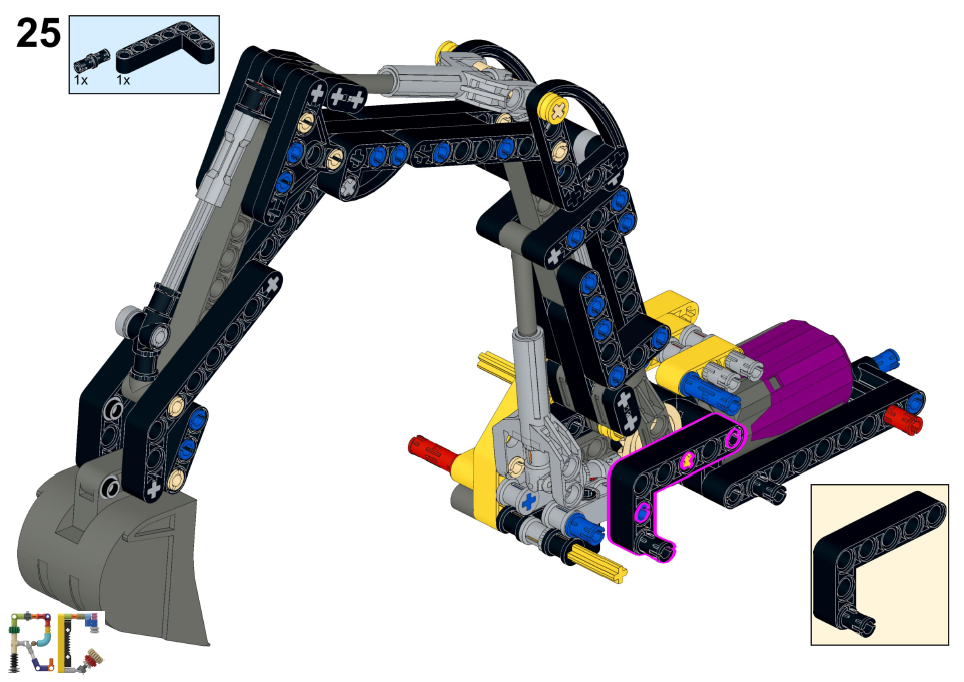 [Instructions] Motorize LEGO 42121 Heavy-Duty Excavator