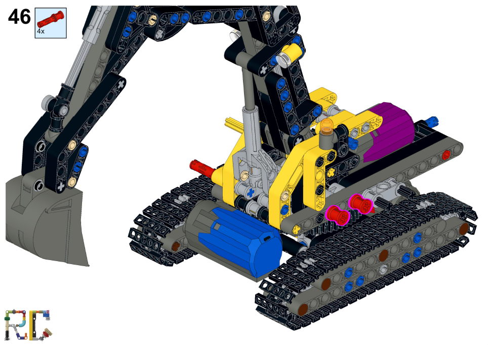 [Instructions] Motorize LEGO 42121 Heavy-Duty Excavator