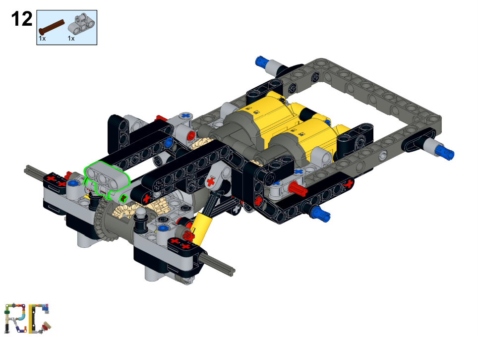 [Instructions] Motorize LEGO 42111 Dom's Dodge Charger