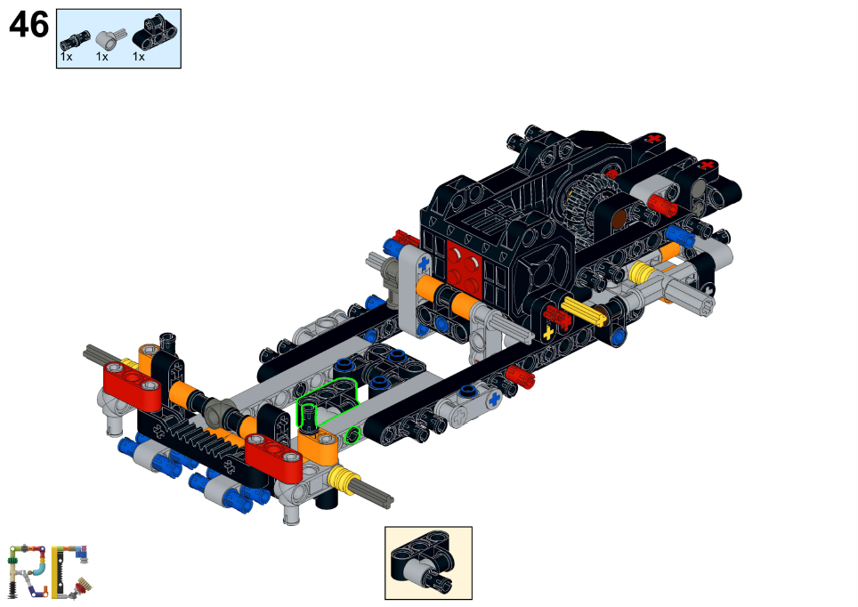 [Instructions] Motorize LEGO 42196 Lamborghini Huracán Tecnica Orange (Buggy Motor Driving)