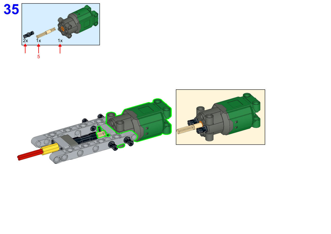 [Instructions] Motorize LEGO 42175 Volvo FMX Truck & EC230 Electric Excavator