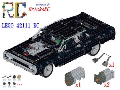 [Instructions] Motorize LEGO 42111 Dom's Dodge Charger