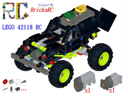 [Instructions] Motorize LEGO 42118 Monster Jam Grave Digger