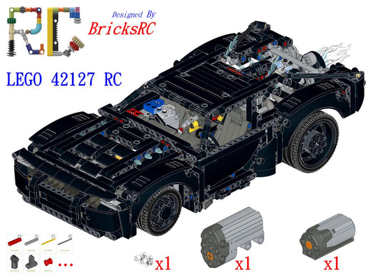 [Instructions] Motorize LEGO 42127 The Batman - Batmobile