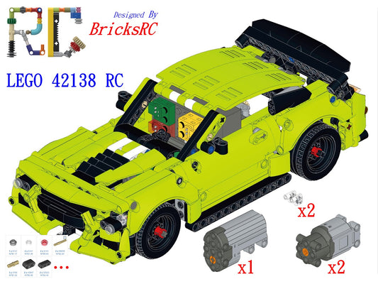 [Instructions] Motorize LEGO 42138 Ford Mustang Shelby GT500