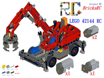 [Instructions] Motorize LEGO 42144 Material Handler