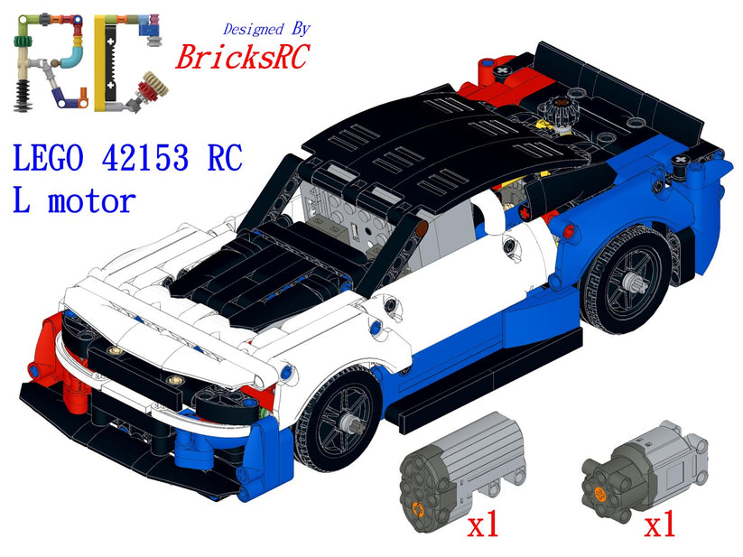 [Instructions] Motorize LEGO 42153 NASCAR Next Gen Chevrolet Camaro ZL