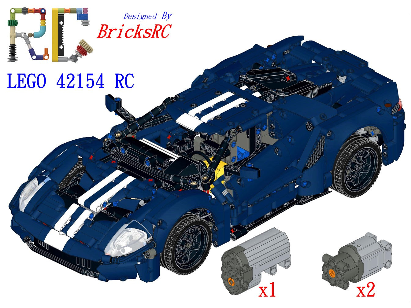 Authorized motorized instructions from BricksRC