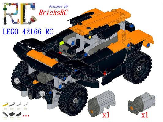 [Instructions] Motorize LEGO 42166 NEOM McLaren Extreme E Race Car