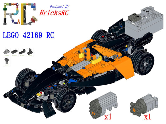 [Instructions] Motorize LEGO 42169 NEOM McLaren Formula E Race Car