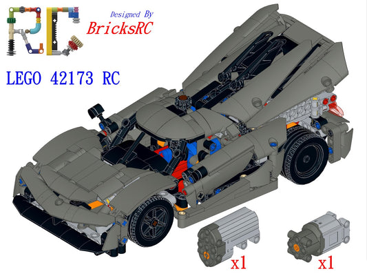 [Instructions] Motorize LEGO 42173 Koenigsegg Jesko Absolut