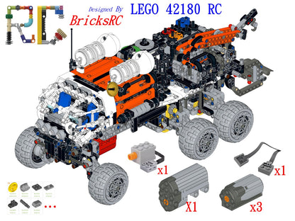 [Instructions] Motorize LEGO 42180 Mars Crew Exploration Rover