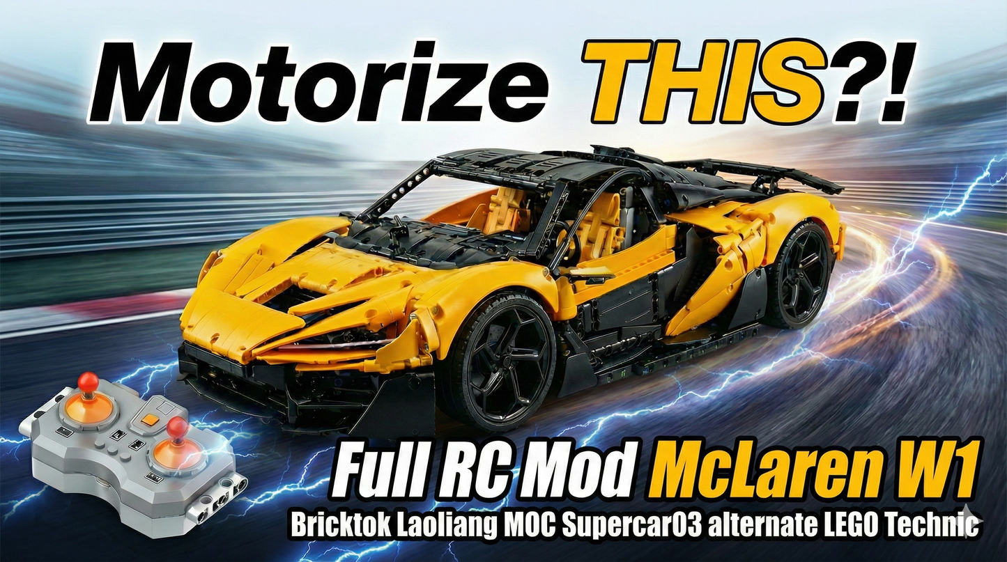 [Instructions] Motorize Bricktok Laoliang Supercar03  McLaren W1