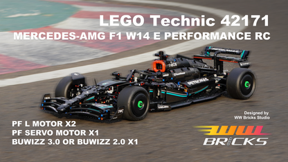 [Instructions] Motorize LEGO Technic 42171 Mercedes-AMG F1 W14 E with power functions motor