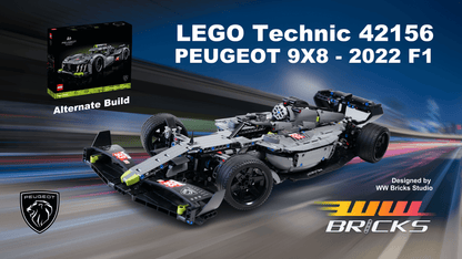 Alternative build instructions for LEGO Technic 42156 PEUGEOT 9X8 24H Le Mans