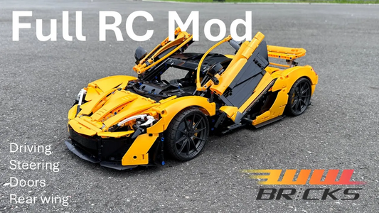 [Instructions] Motorize LEGO Technic 42172 McLaren P1 with Mouldking 6.0 Powered Module Kit