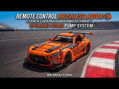 [Instructions] Motorize Cada Mercedes AMG GT3 with brushless motor and power functions motors
