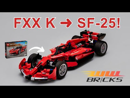 [Instructions] Ferrari SF25 F1 Alternative build instructions for LEGO Technic 42212 Ferrari FXX K