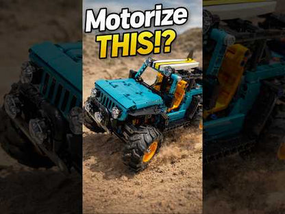 [Instructions] Motorize LEGO Technic 42227 Jeep® Wrangler Rubicon SUV with 1 PF L and 1 Servo motor