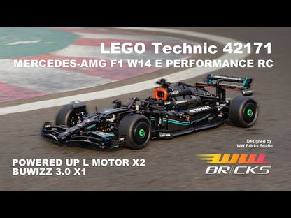 [Instructions] Motorize LEGO Technic 42171 Mercedes-AMG F1 W14 E with POWERED UP motor