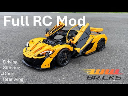 [Instructions] Motorize LEGO Technic 42172 McLaren P1 with Mouldking 6.0 Powered Module Kit