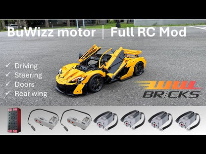 [Instructions] Motorize LEGO Technic 42172 McLaren P1 with BuWizz 3.0 and BuWizz motor