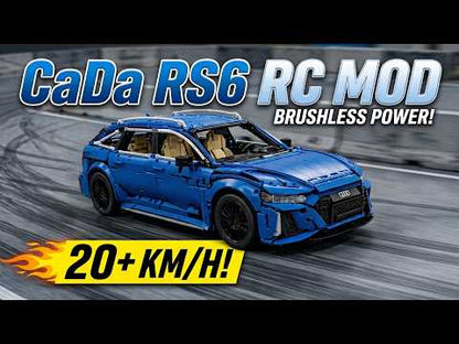 [Power Kit] CaDa Audi RS6 Avant (C61515W) Brushless Motor Upgrade Set | High-Speed RC Conversion