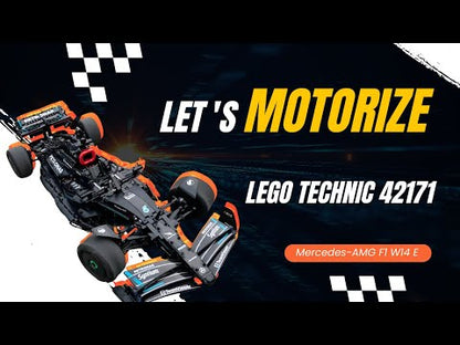 [Instructions] Motorize LEGO Technic 42171 Mercedes-AMG F1 W14 E with power functions motor