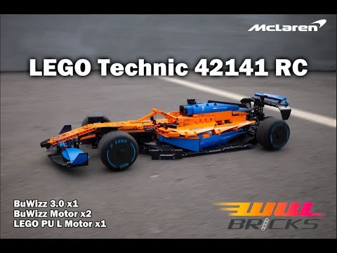 Motorize LEGO Technic 42141 with BuWizz 3.0 and BuWizz motor